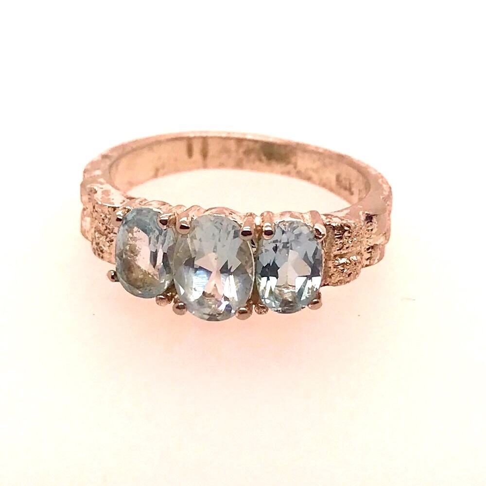 Sterling Silver + Topaz Ring